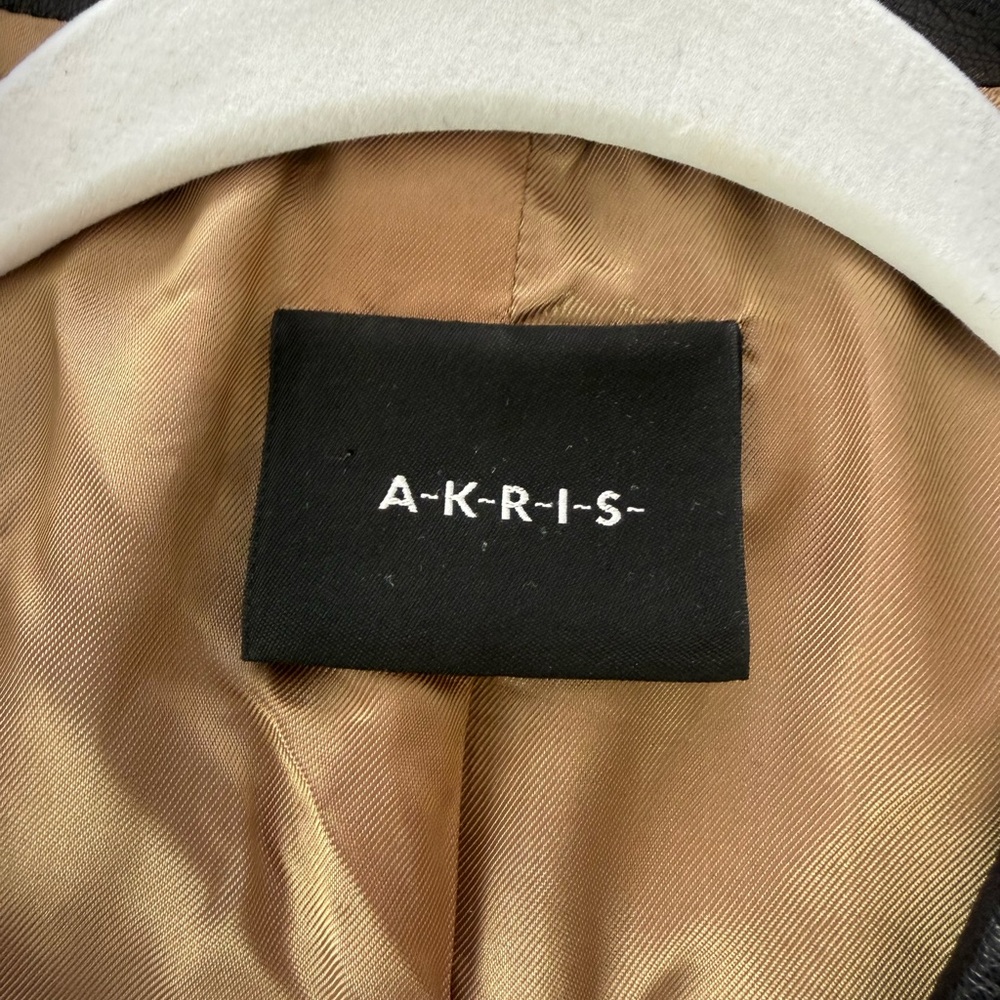 AKRIS Leather Single Button Blazer EUC C000 - Picture 10 of 10